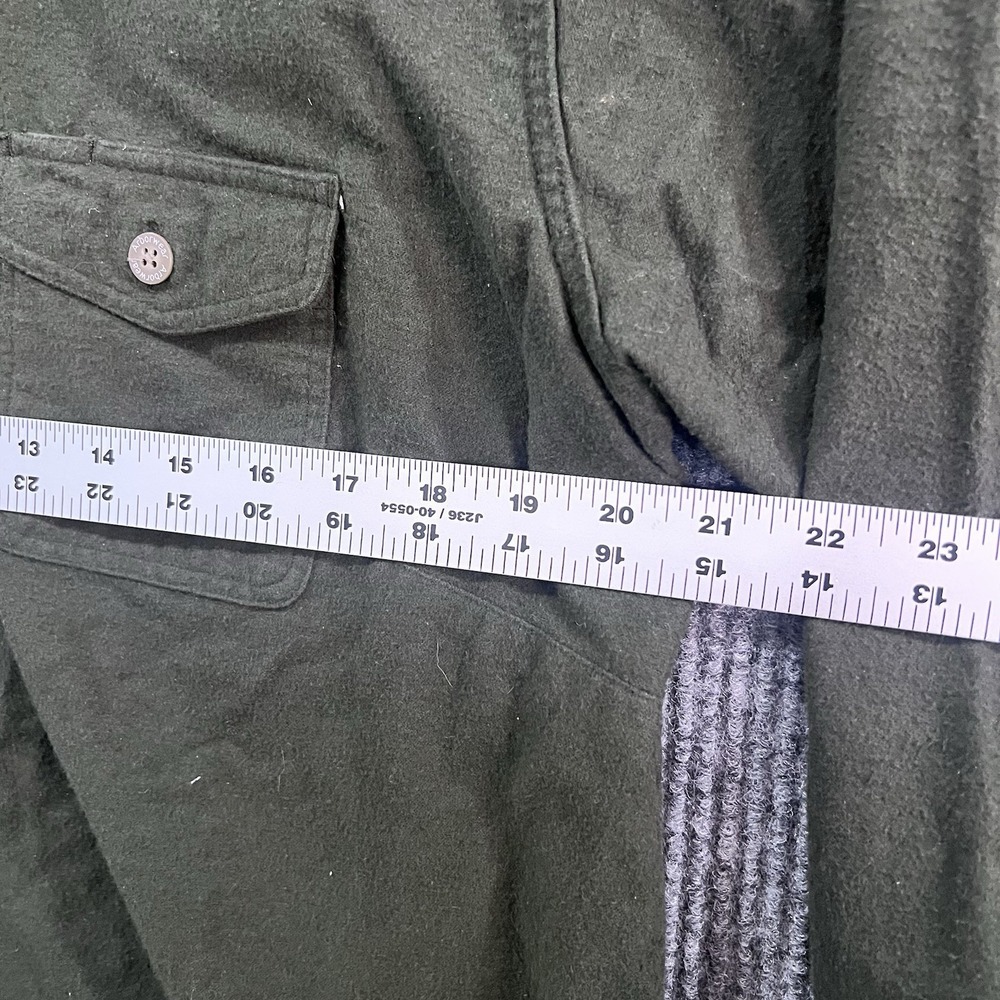 Arborwear Flannel Shirt Mens 2XL Green Long Sleeve Button Up Work Chamois 0222 - Picture 6 of 9